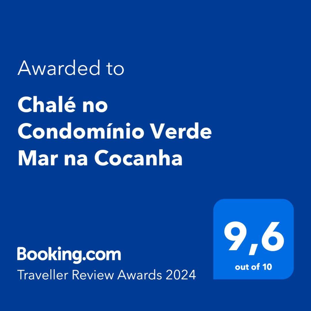 Chale No Condominio Verde Mar Na Praia Da Cocanha Caraguatatuba Exteriör bild